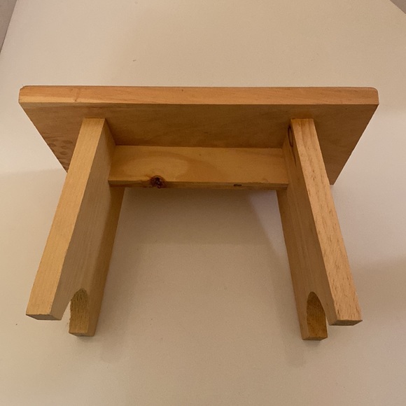 Wooden bench step stool - Picture 9 of 12